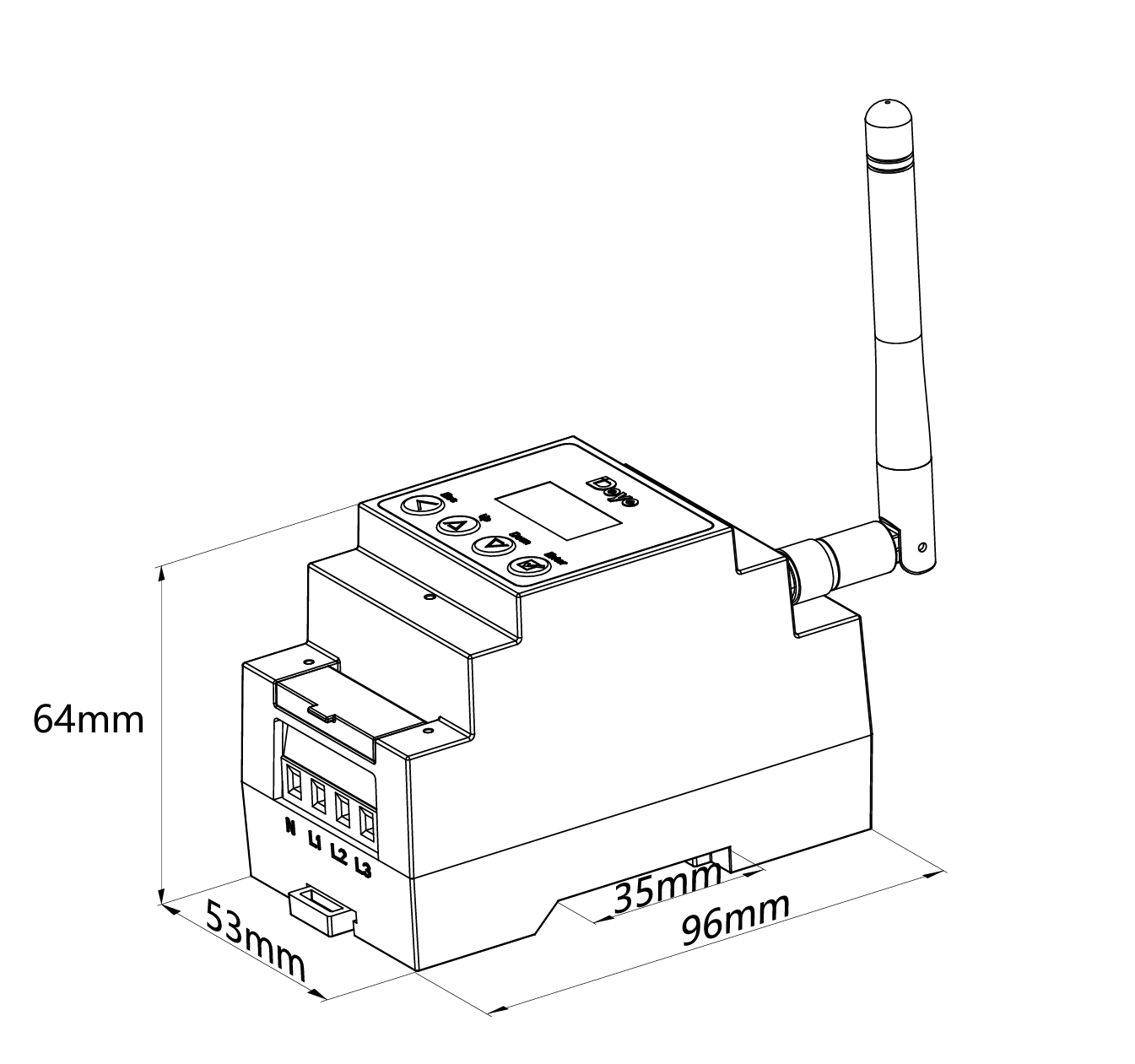 Deye SMARTMETER SUN-SMART-CT01 mit LoRa Kommunikation