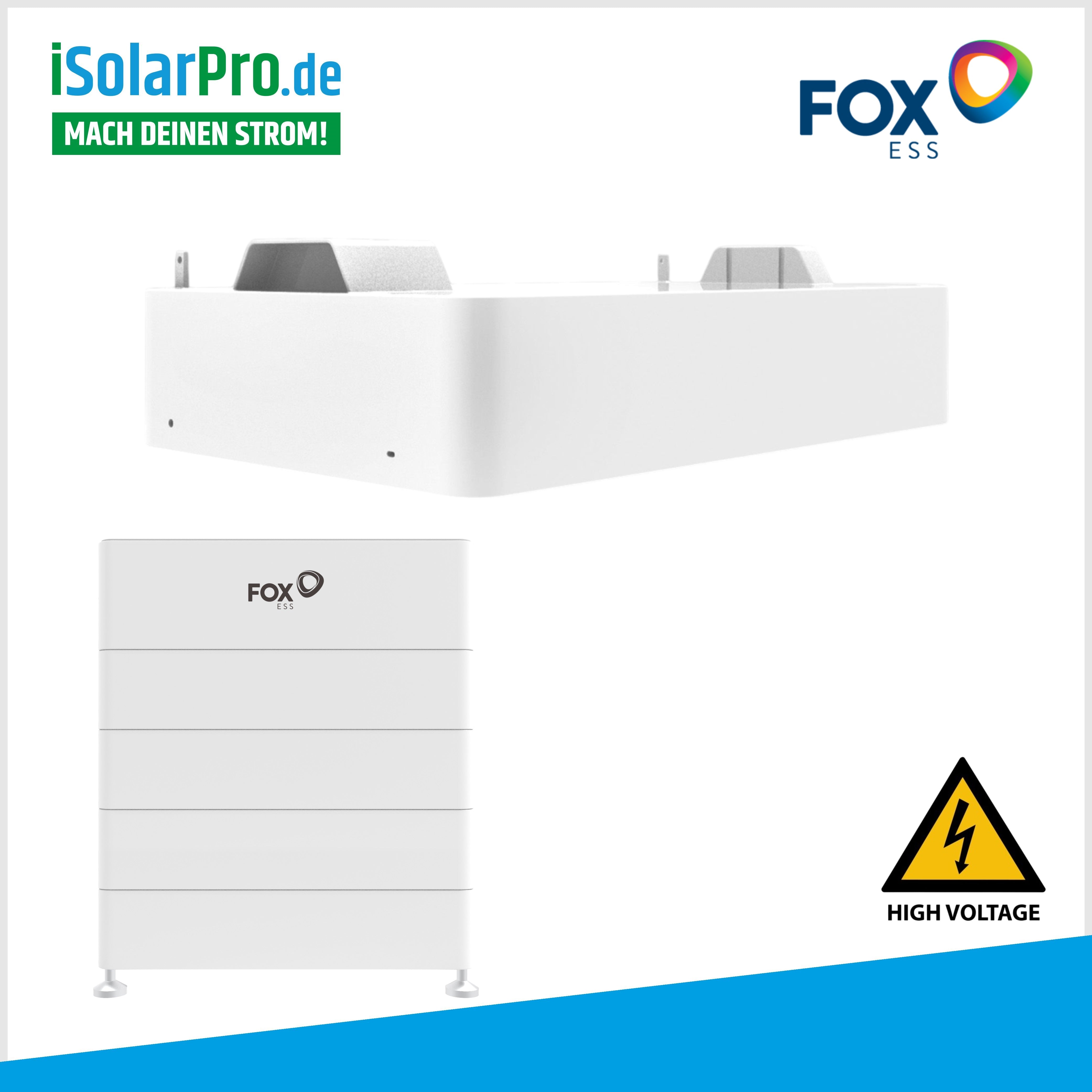 2,88 kWh FOX ECS CS2900 Solar Batteriespeichermodul / Erweiterung