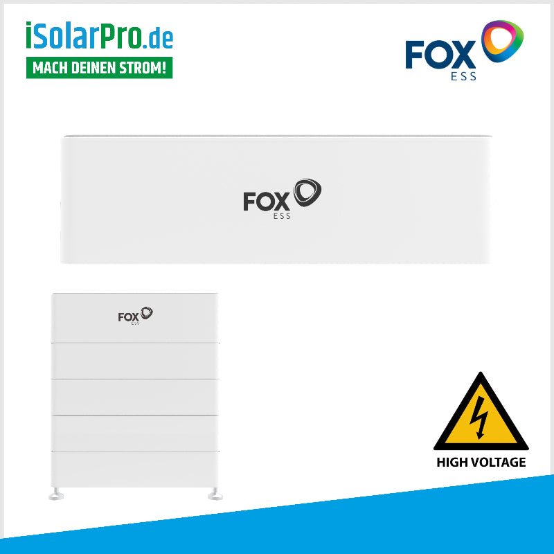 FOX ESS EQ3300 Solar Energiespeichersystem  EQ3300-M BMS EQ3300-S Batteriespeichermodul Solarspeicher