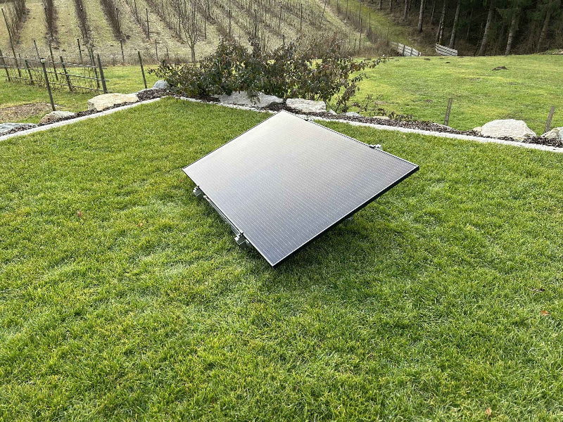 HUX-POWER 2.0 Balkonkraftwerk universal Solarmodul-Halterung für Balkon-Wand-Flachdach