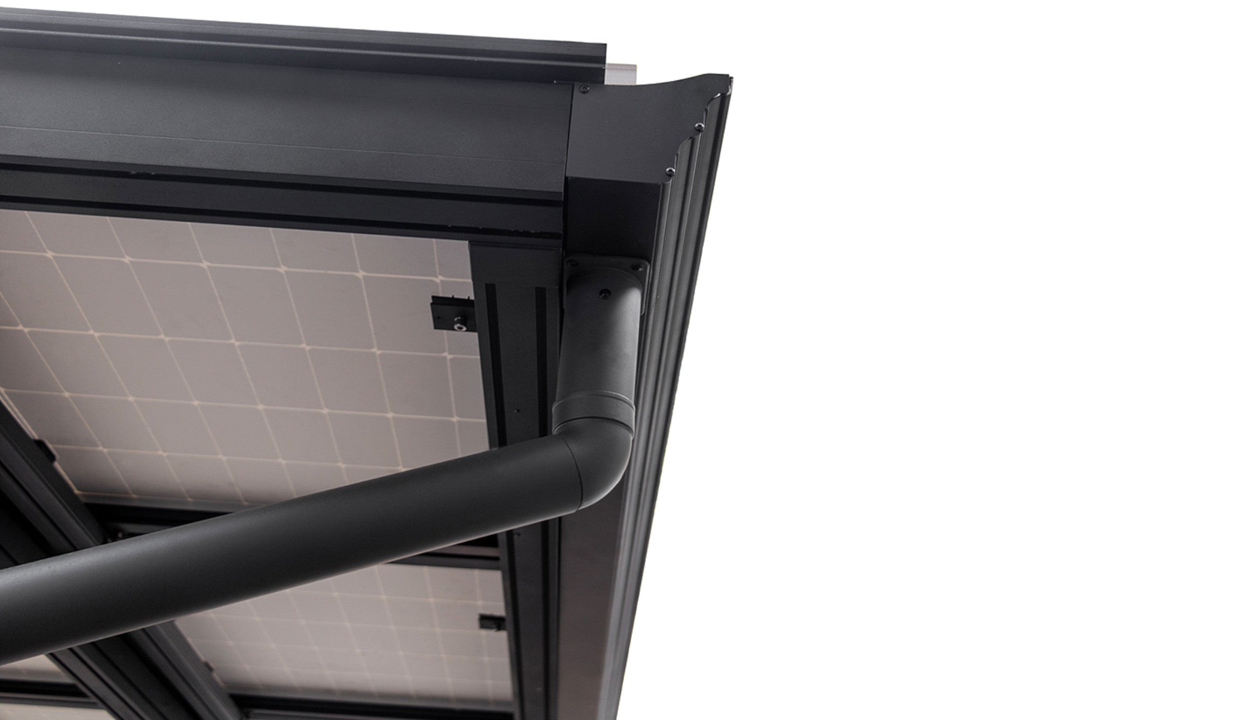 HUX-POWER Solar-Carport Single · 1 Stellplatz Aluminiumkonstruktion bis 9 Solarmodule