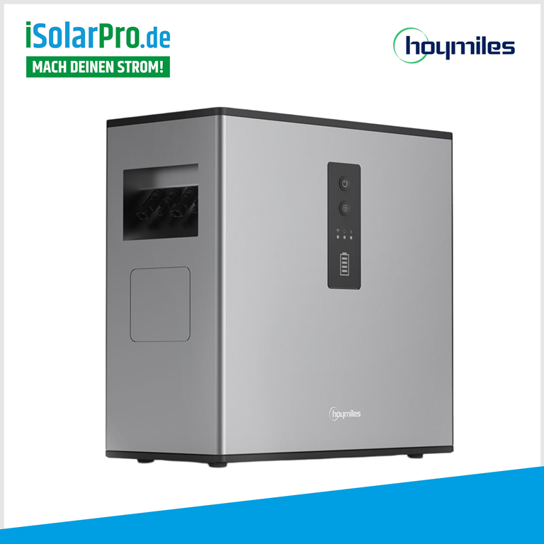 800W/2240kWh Balkonkraftwerk mit Hoymiles Batterie + 4x 405W PHONO Solarmodule + Wechselrichter + Smartmeter