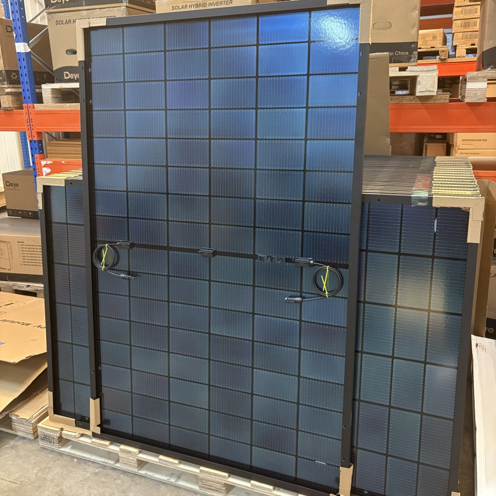 460W Jolywood JW-HD96N-R2 · GLAZED BLACK · J-TOPCon · N-Type · bifazial · Glas/Glas · Full Black · 1500 V · 1762x1134x30mm Solarpanel Solarmodul Photovoltaik
