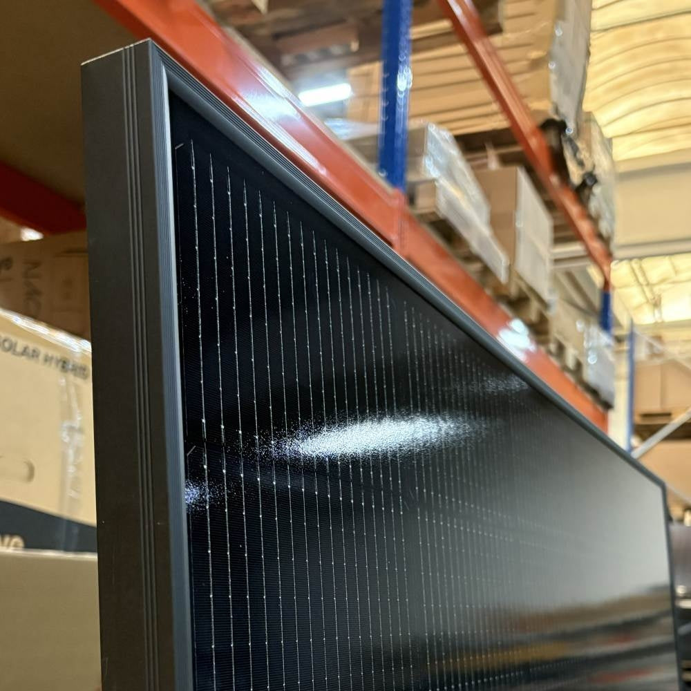 460W Jolywood JW-HD96N-R2 · GLAZED BLACK · J-TOPCon · N-Type · bifazial · Glas/Glas · Full Black · 1500 V · 1762x1134x30mm Solarpanel Solarmodul Photovoltaik
