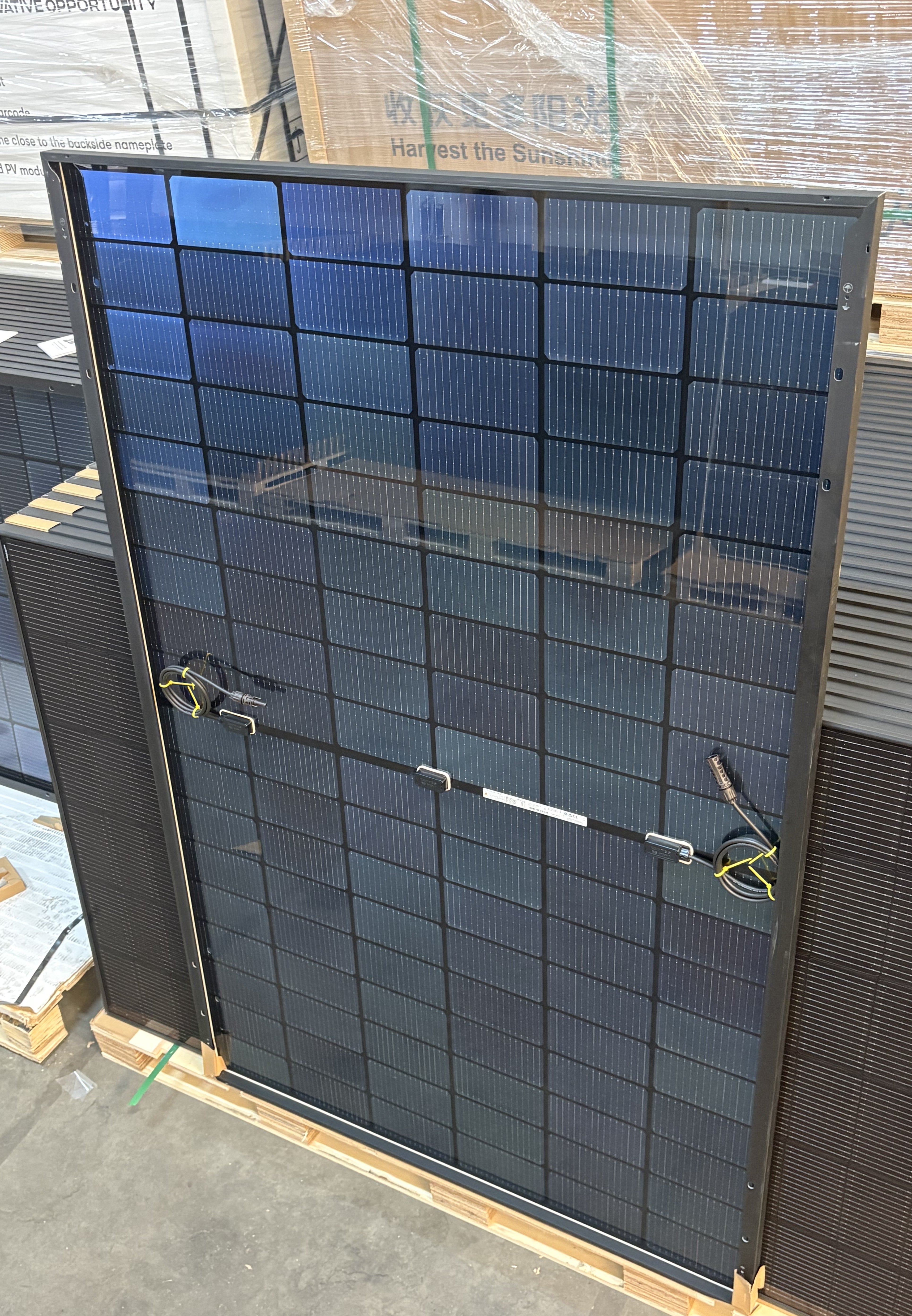 445W JA Solar JAM54D41-445/LB · Full Black · N-Type · bifazial · Glas/Glas · 1500 V · 1762x1134x30 mm Solarpanel Solarmodul Photovoltaik