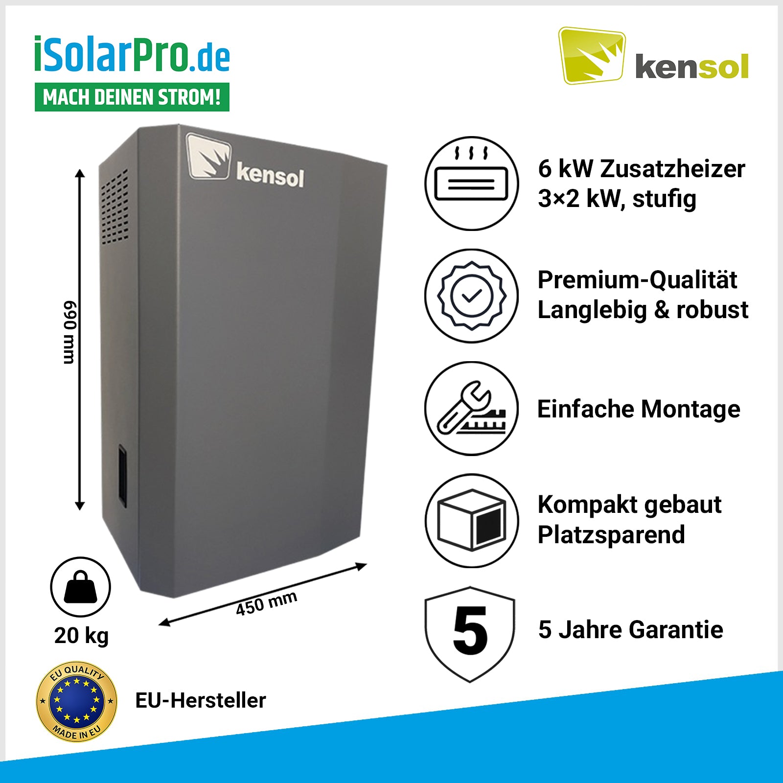 KENSOL KTHB-Uni HYDROBOX für Kensol KTM Wäremepumpe