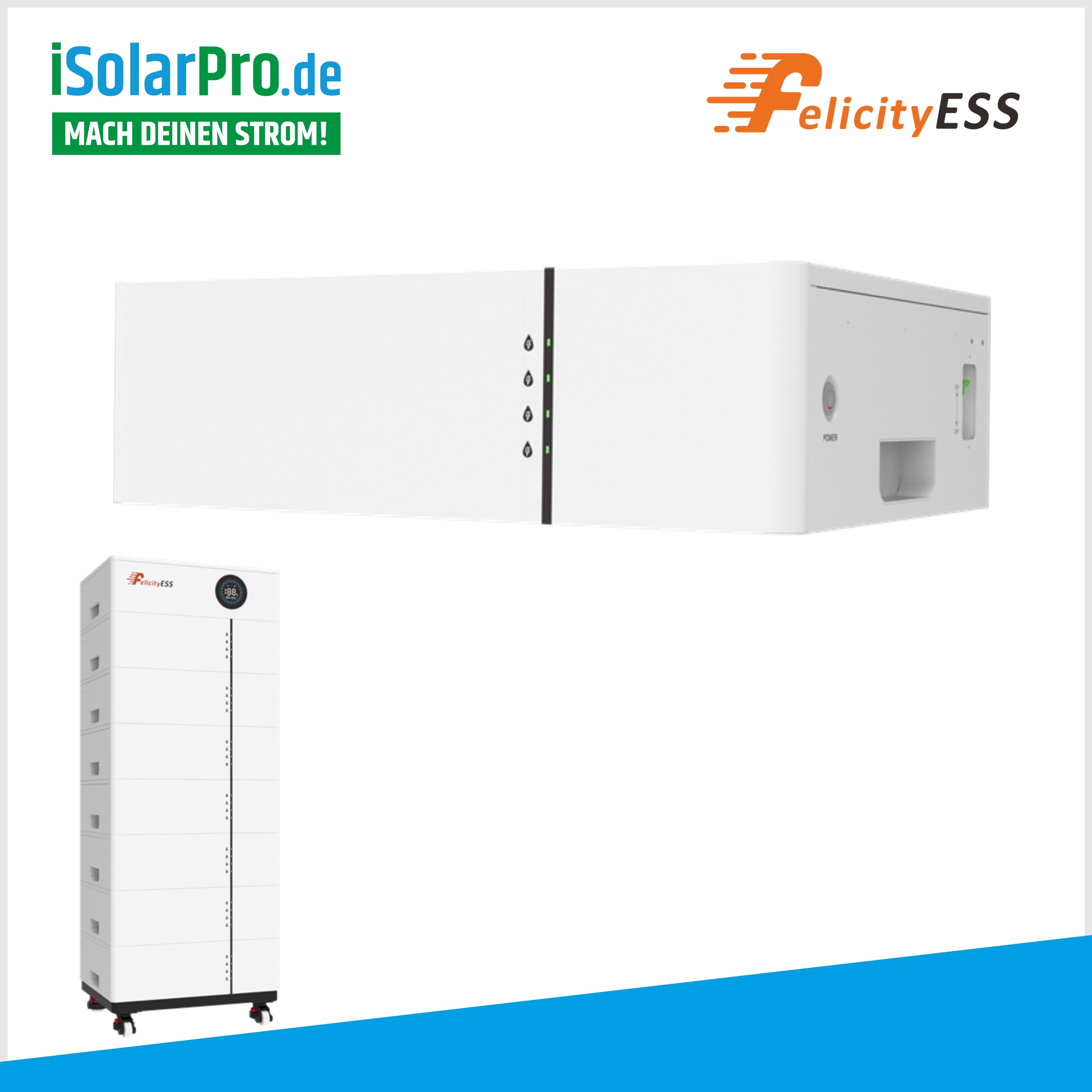 20kWh FelicityESS PV Speicher LUX-X-48100LG01 / 51,2V Lifepo4 Solarspeicher Niedervoltbatterie