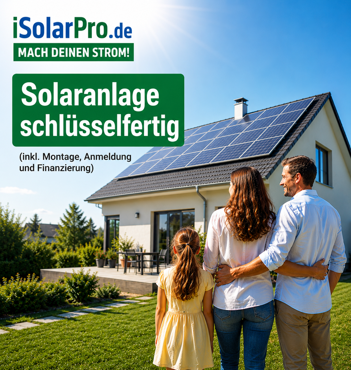 10kW PV-Anlage Komplettpaket inkl. Anmeldung & Montage: 22x 455W Trina Vertex S+ + Deye 10kW Hybridwechselrichter + Deye 11,8kWh Speicher inkl. Montagematerial/Montage/Anmeldung
