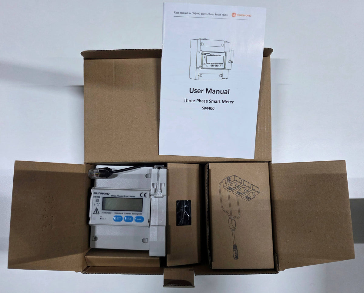RUNHOOD Smart Meter SM400 – Dreiphasiger Stromzähler