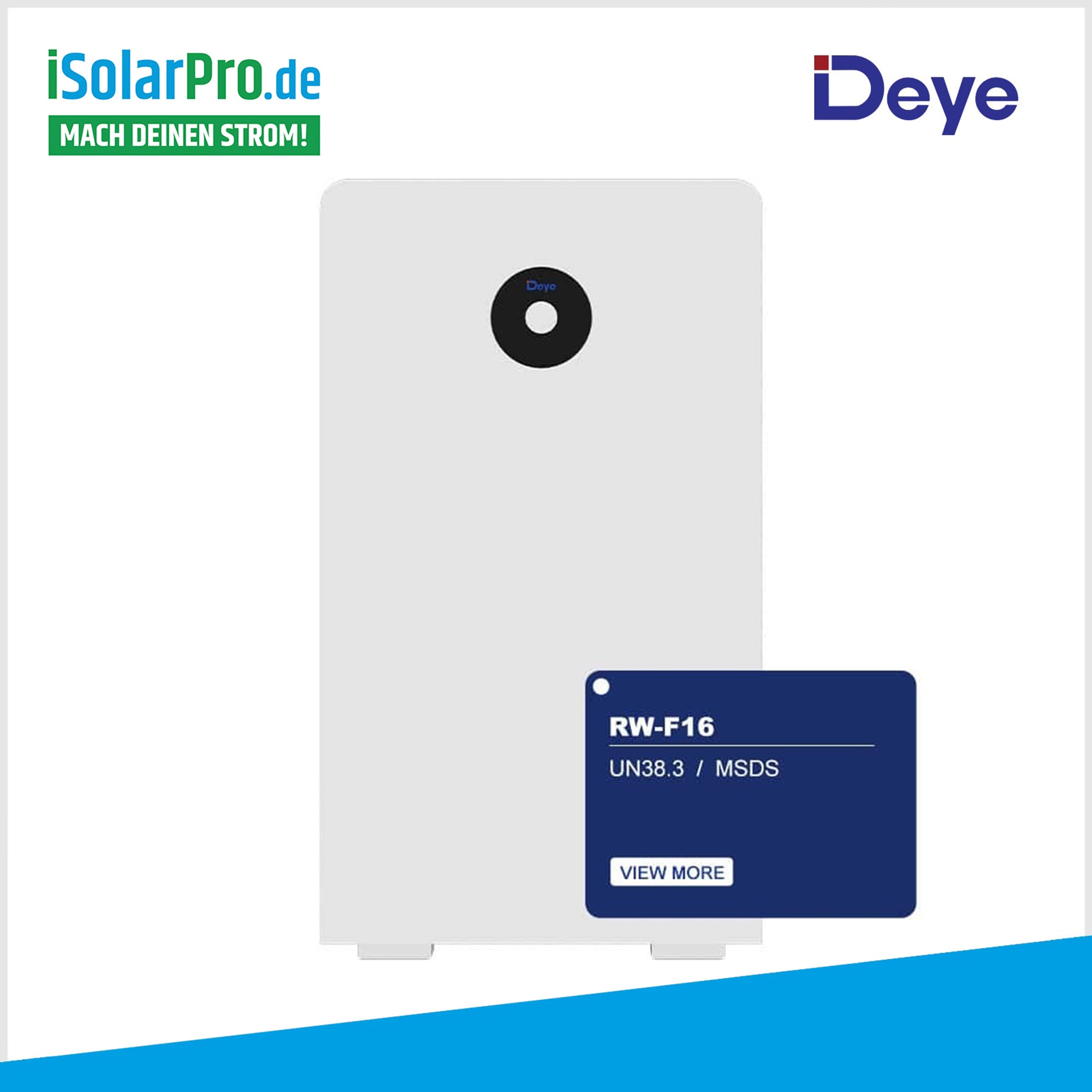 PV-Komplettset: 28x Trina 435W Module + Deye 12kW Hybridwechselrichter + RW-F16 14,4kWh Speicher