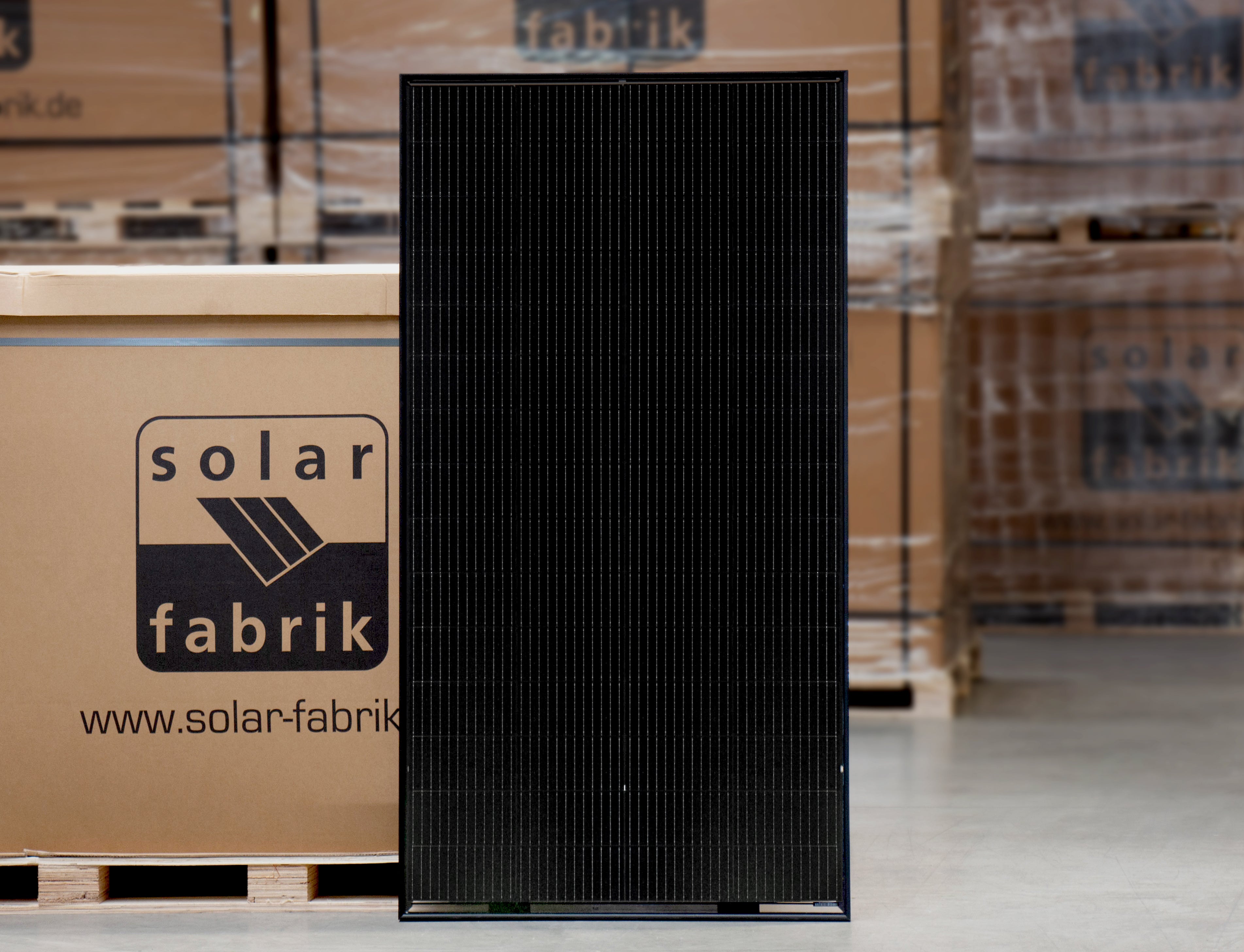 300W Solar Fabrik Mono S5 Halfcut Solarmodule Glas/Glas TRANSPARENT N-Type bifazial 1650 x 880 x 30mm