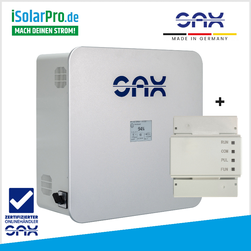 7,7 kWh SAX Power Home Plus Solar Stromspeicher mit integrierter Wechselrichter- und Backupfunktion + SAX ADW200 Smartmeter inkl. Schwarzstart.