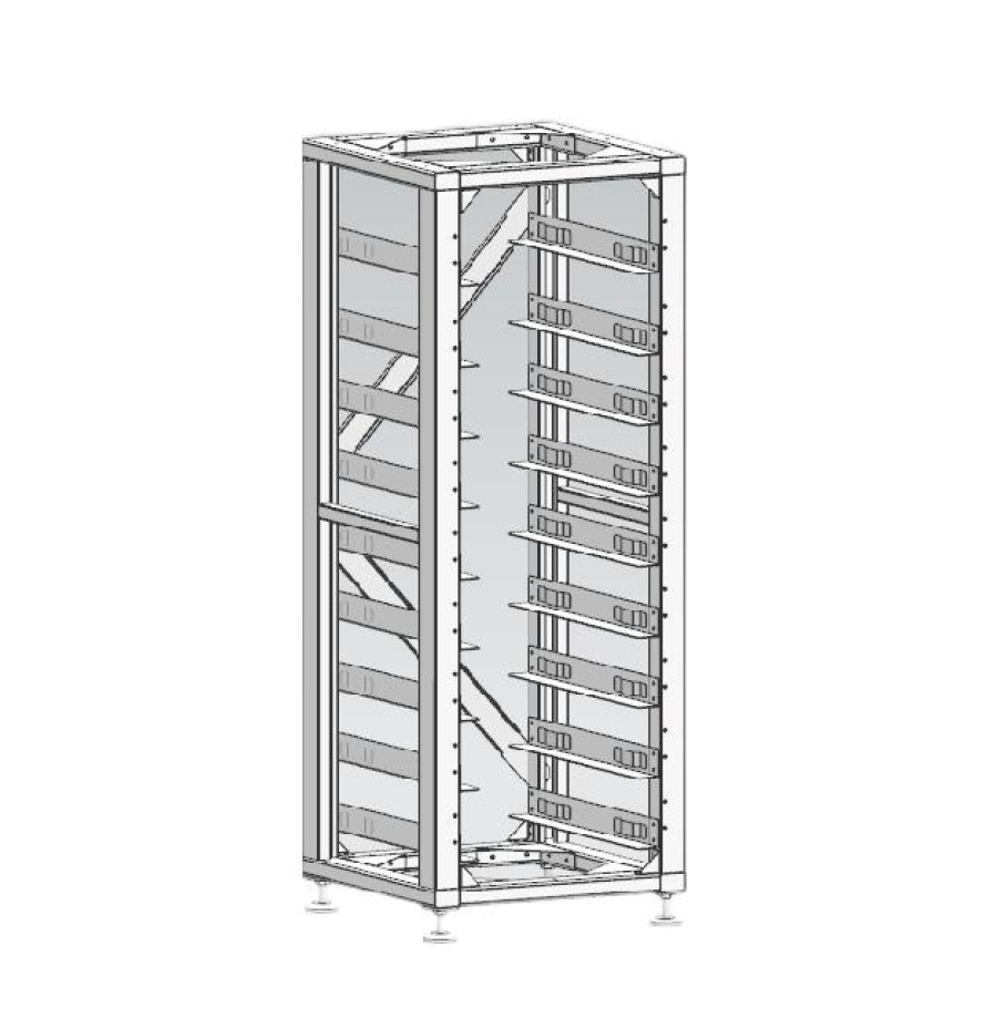 Deye 3U-LRack-System – Hochvolt Batteriespeicher mit 8× BOS-GM 5.1 Modulen