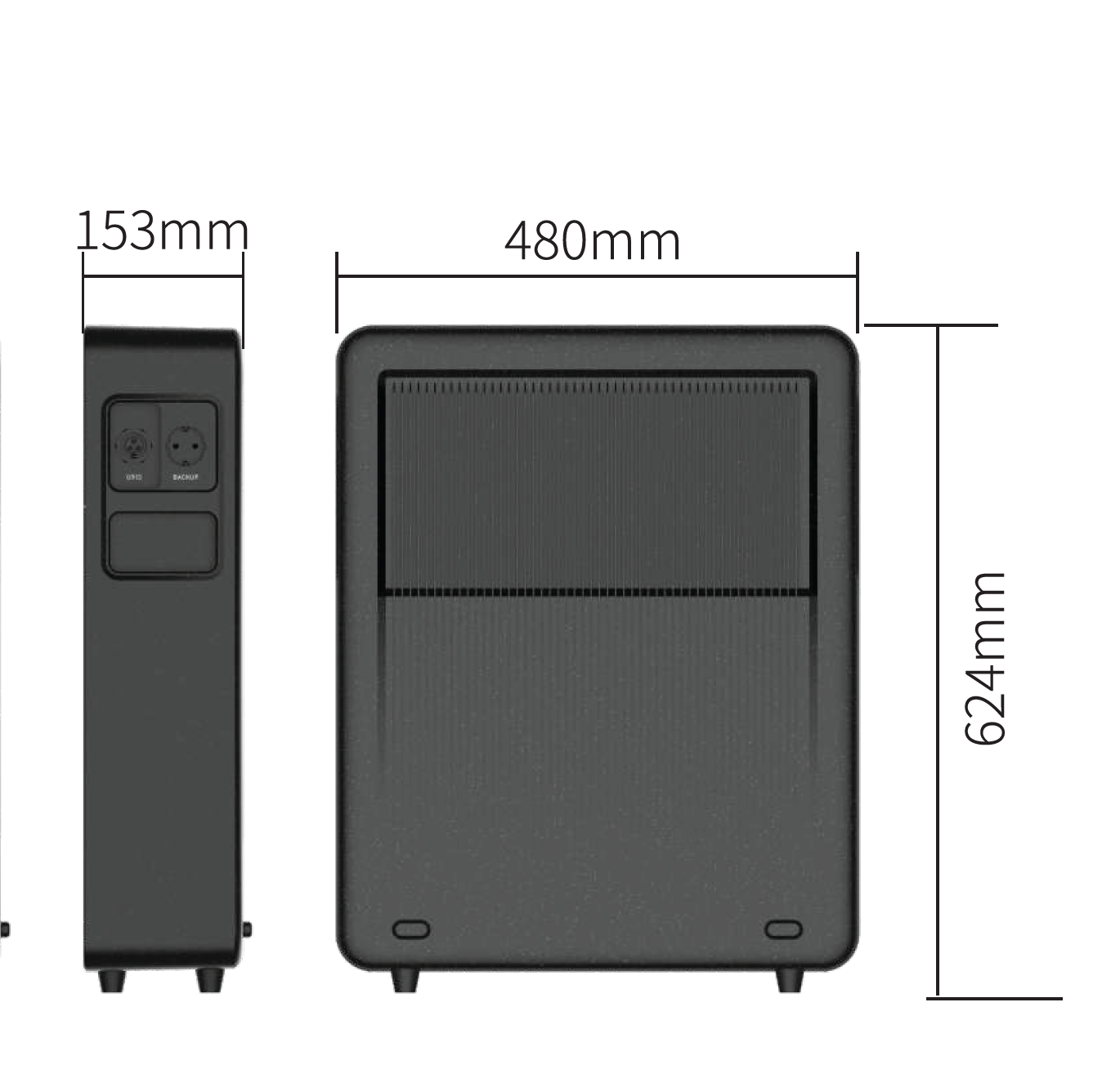 MARSTEK VENUS E 3.0 Plug-in AC Batterie ESS – 5,12 kWh LFP Speicher mit 2,5 kW Backup