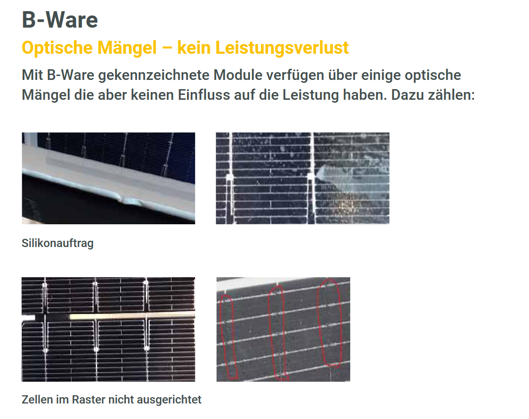 300W Solar Fabrik Mono S5 Triplecut · B-WARE Beispielmängel