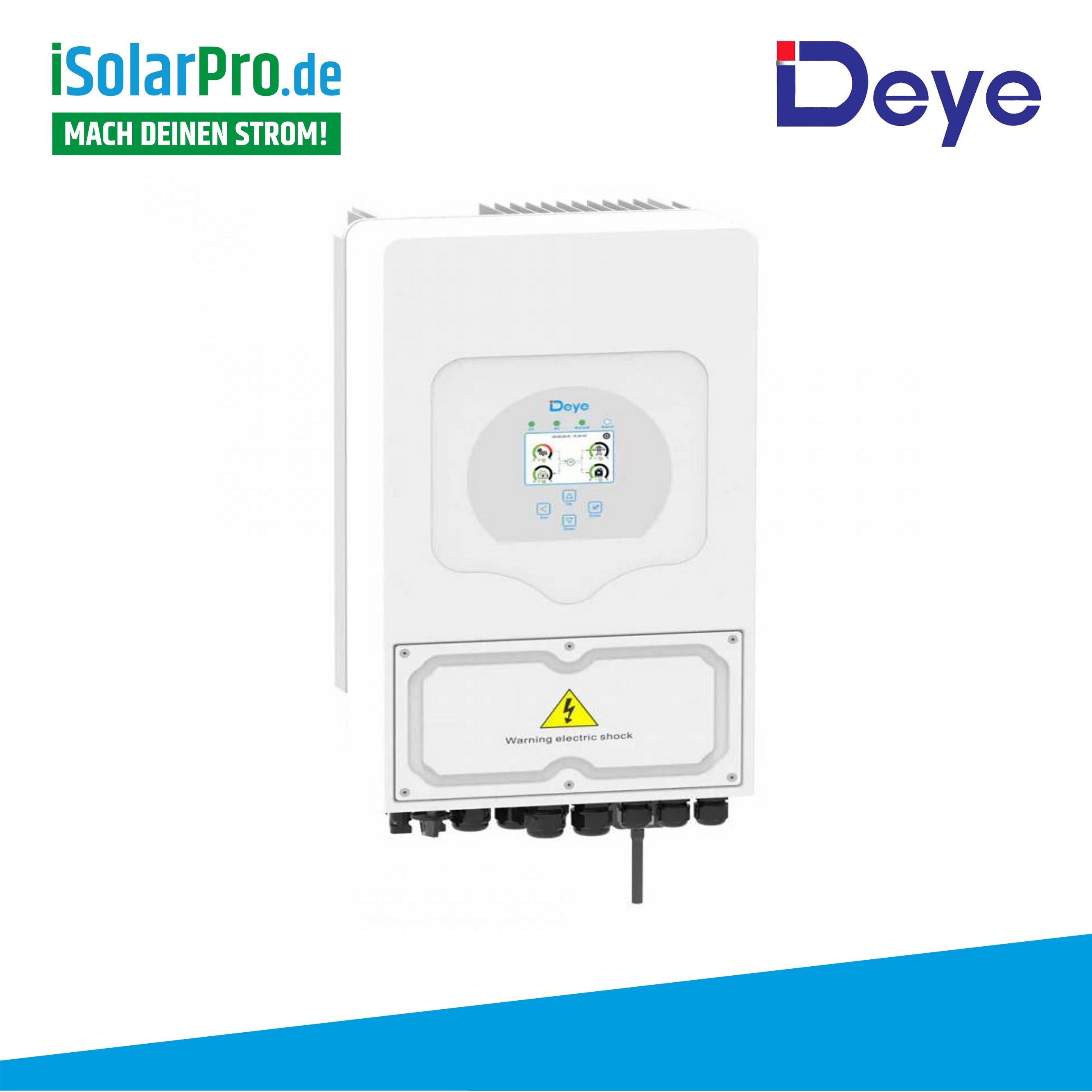 6kW Deye Hybrid-Wechselrichter SUN-6K-SG03LP1-EU Einphasig | 2 MPPT 48V