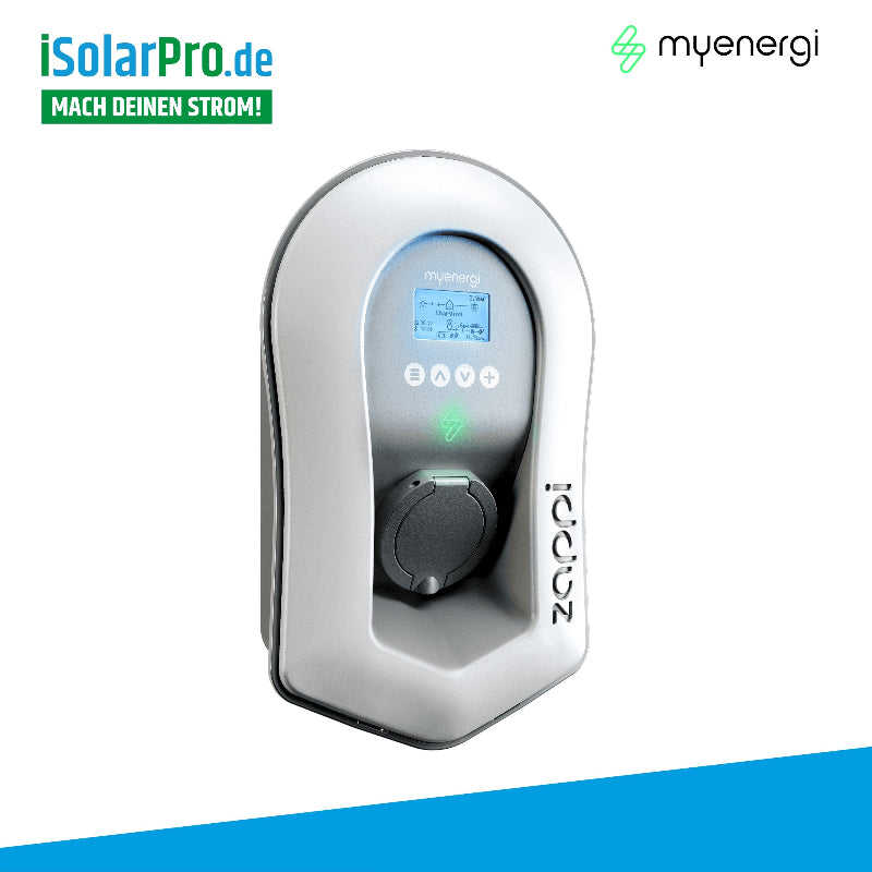Myenergi ZAPPI-2H22UW-T Weiß Wallbox 11/22 kW (3-phasig), WLAN,Typ-2 Steckdose, mit integriertem Hub