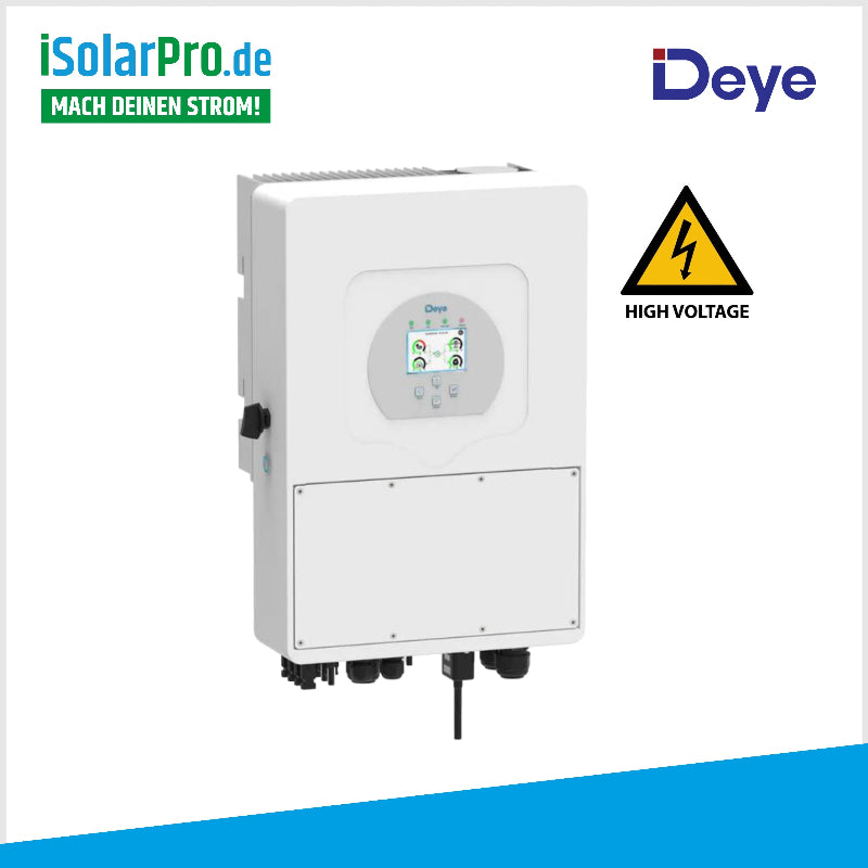 25kW Hybrid-Wechselrichter Deye SUN-25K-SG01HP3-EU-AM2 Dreiphasig Hochspannungsbatterie