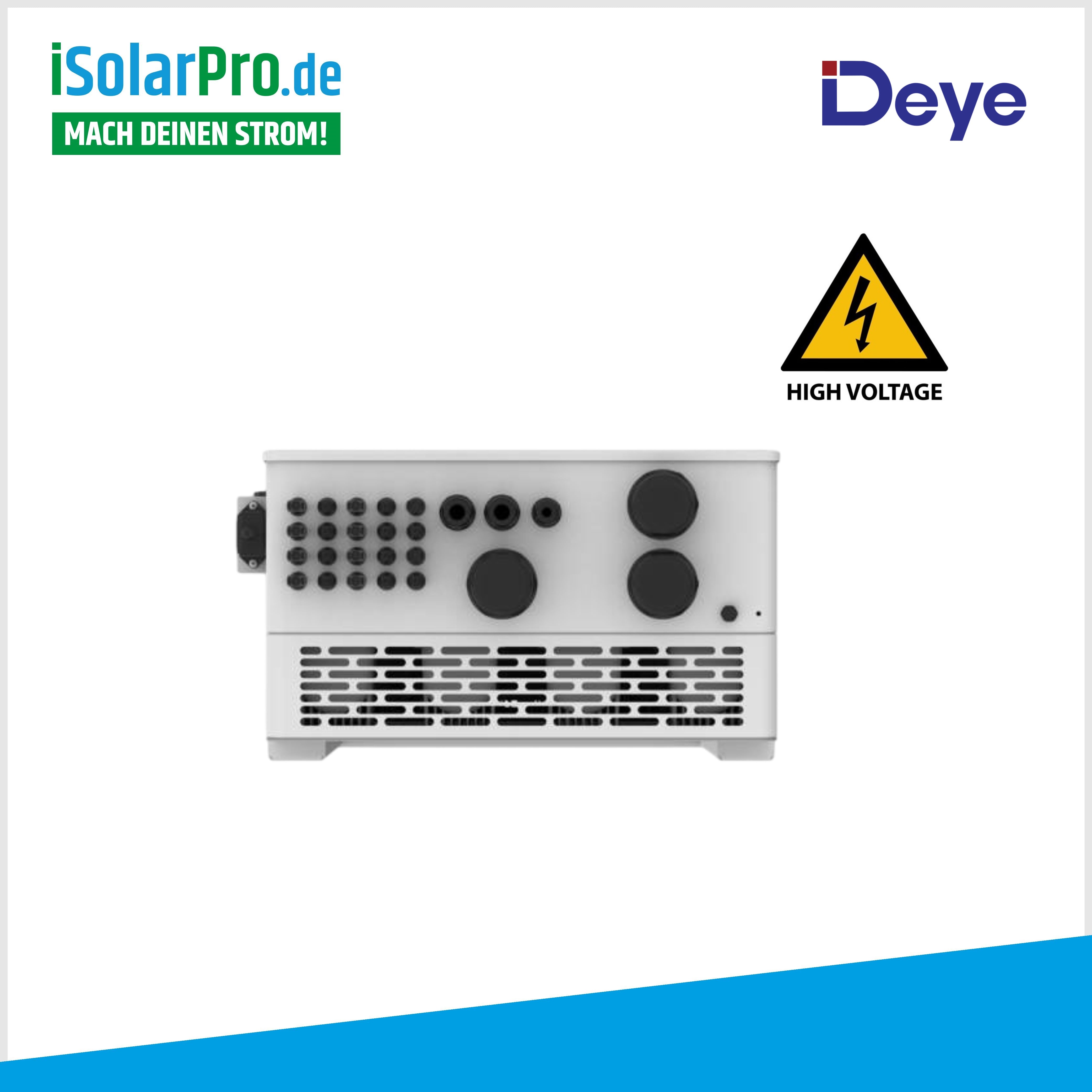 30kW Hybrid-Wechselrichter Deye SUN-30K-SG01HP3-EU-BM3 Dreiphasig Hochspannungsbatterie