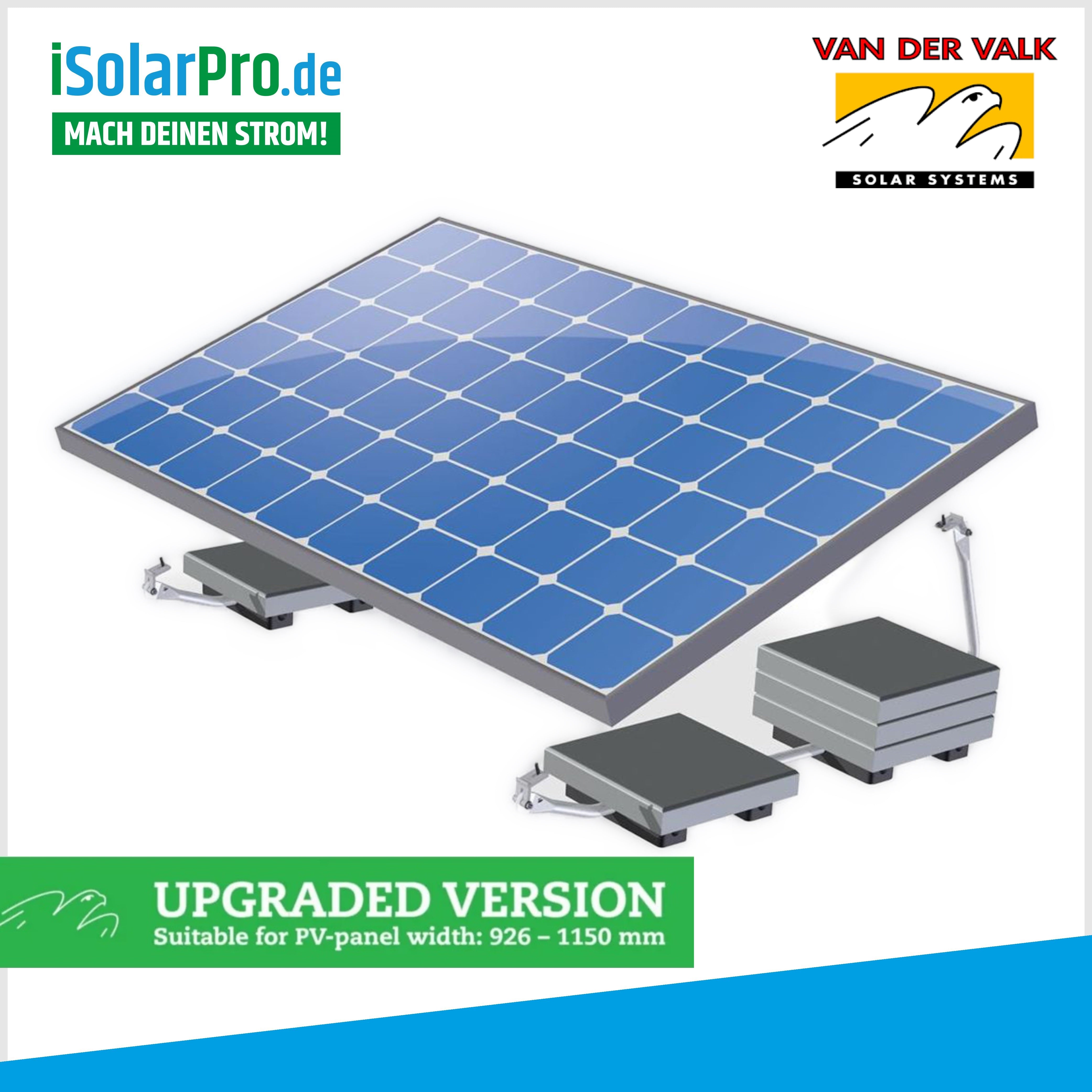 Van der Valk ValkBox 3 - flat roof - set for 1 module - 20° inclination