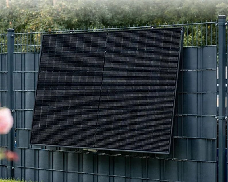 Solar-Zaun (angewinkelt) Komplettset 860W/1920Wh Zendure SolarFlow Hyb