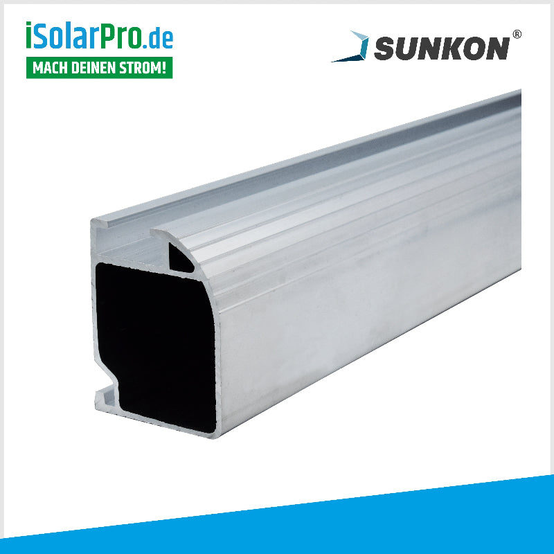 SUNKON Unterkonstruktion KOMPLETTSET für 5x PV-Module in Reihe Hochkant Ziegeldach