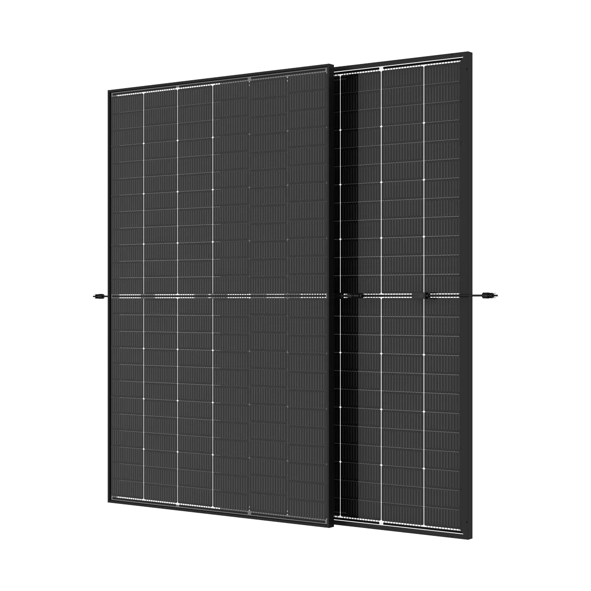 880/800W Balkonkraftwerk -Set / 2x Trina 440W BIFAZIALES DOPPELGLAS+800W Hoymiles Wechselrichter