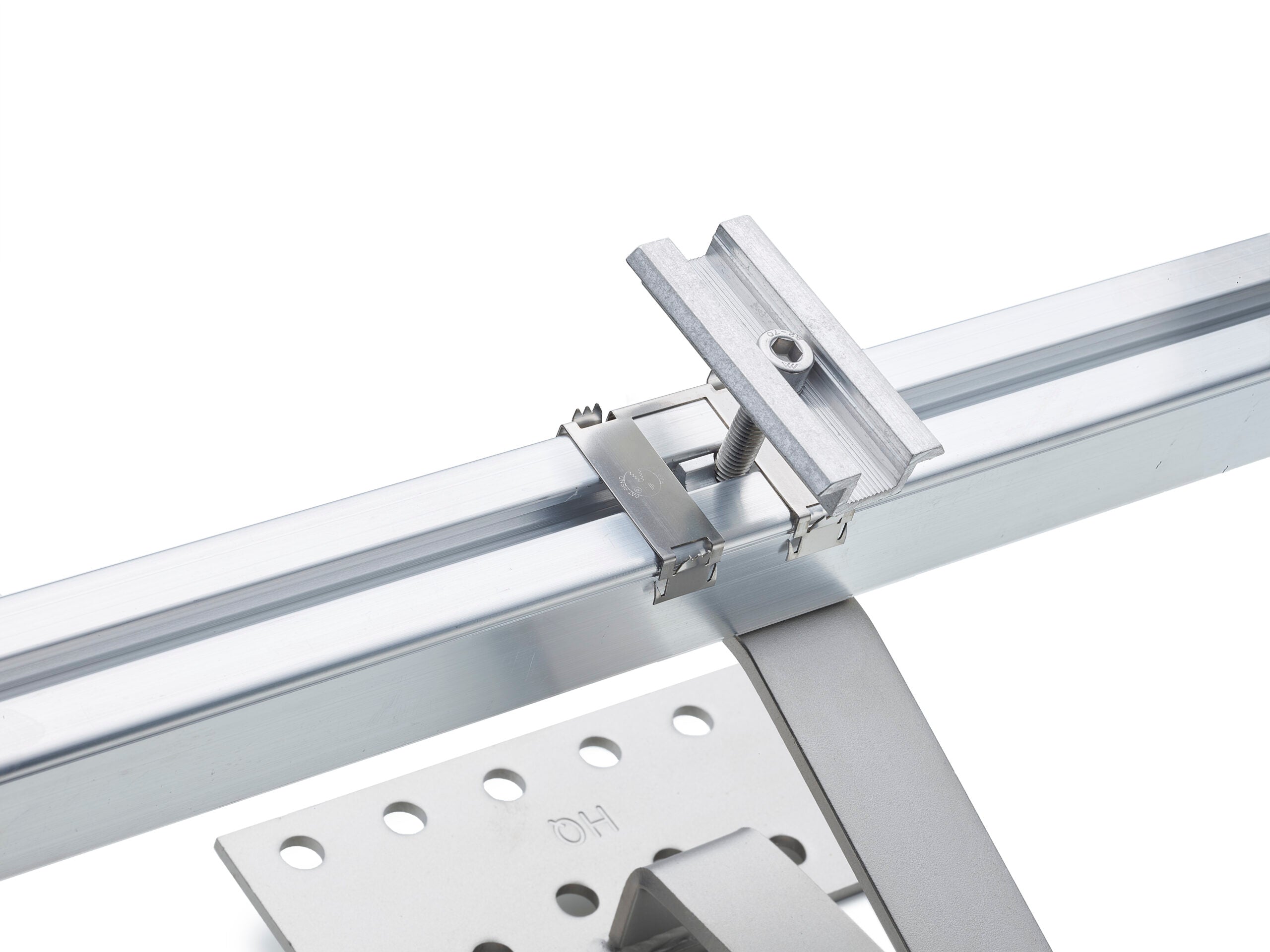 Terragrif Modul Doppel Erdungsklemme Potentialausgleichs für 40mm Profile