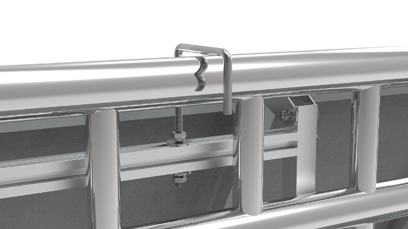 HUX-WIND 3.0 Balkonkraftwerk universal Solarmodul-Halterung für Balkon-Wand-Flachdach