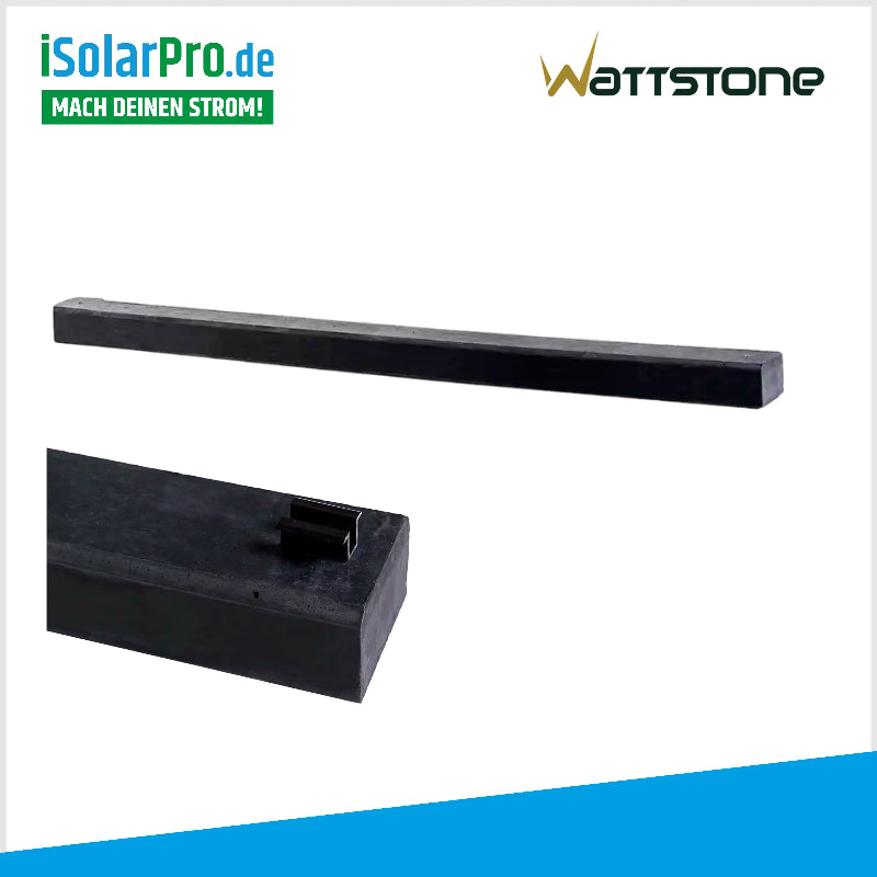 Wattstone Flachdach Aufständerung 0 Grad PV-Aufständerung aus Feinbeton
*Wattstone Flachdach Aufständerung 0 Grad PV-Aufständerung aus Feinbeton