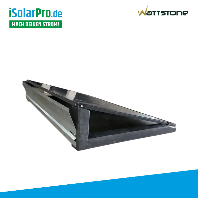 10 Grad Wattstone Flachdach - Aufständerung für 1x Solarmodul