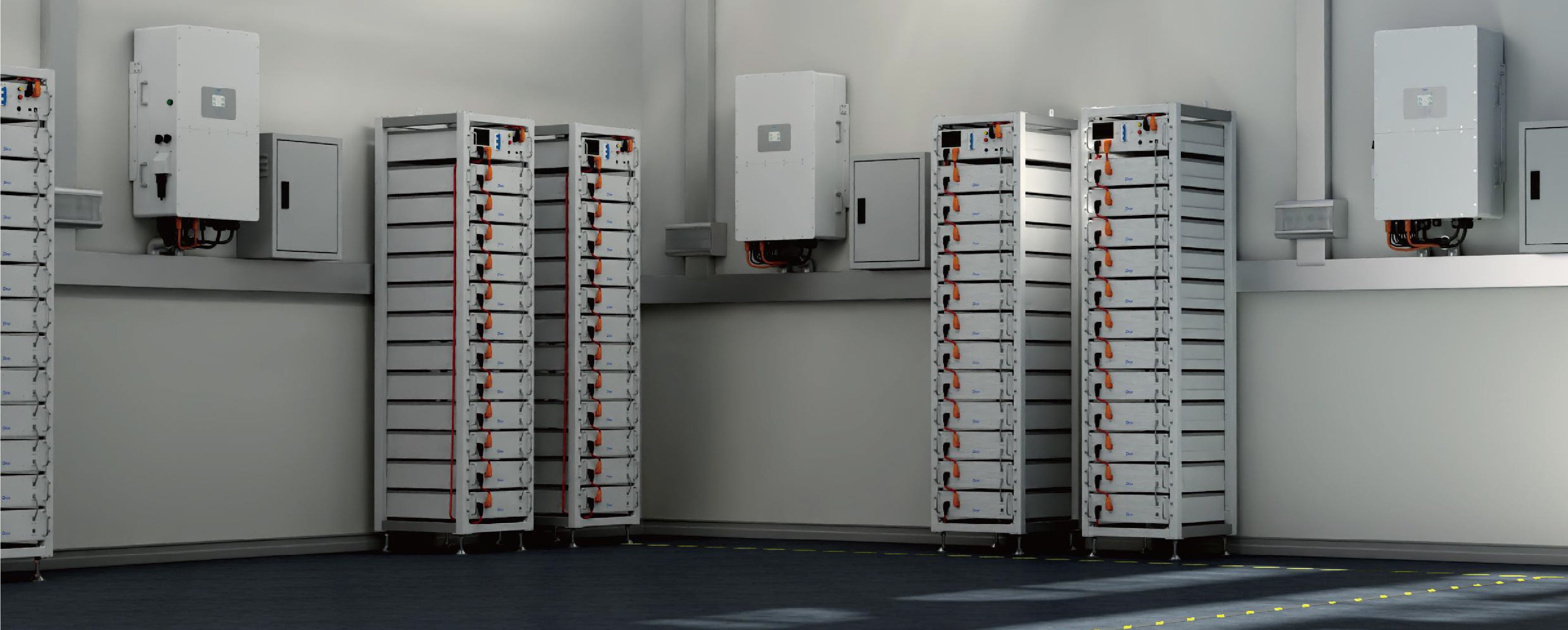Deye 3U-LRack-System – Hochvolt Batteriespeicher mit 8× BOS-GM 5.1 Modulen