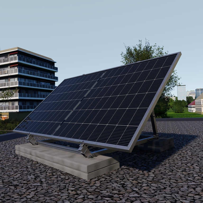 HUX-POWER 2.0 Balkonkraftwerk universal Solarmodul-Halterung für Balkon-Wand-Flachdach