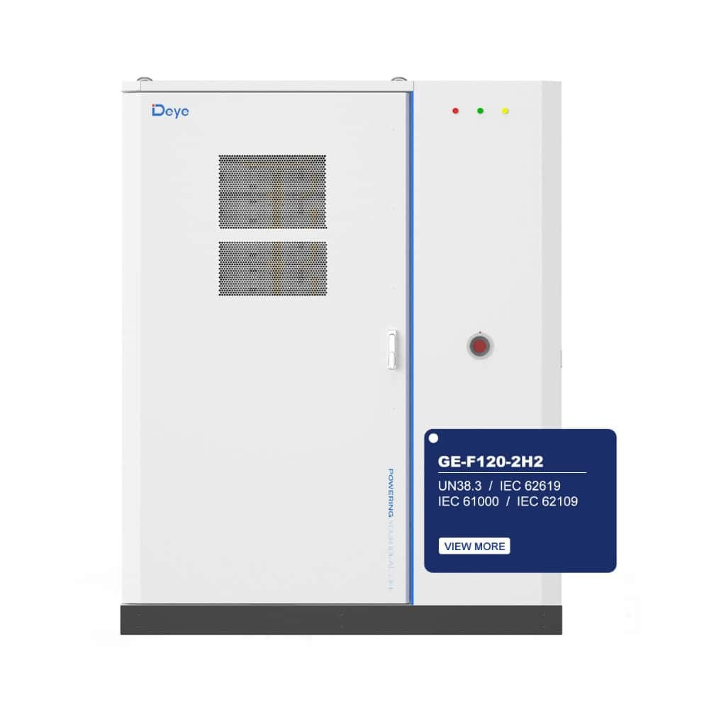 120 kWh Deye Hochvolt Batteriespeicher GE-F120-2H2 All-in-One mit 50 kW Hybridwechselrichter