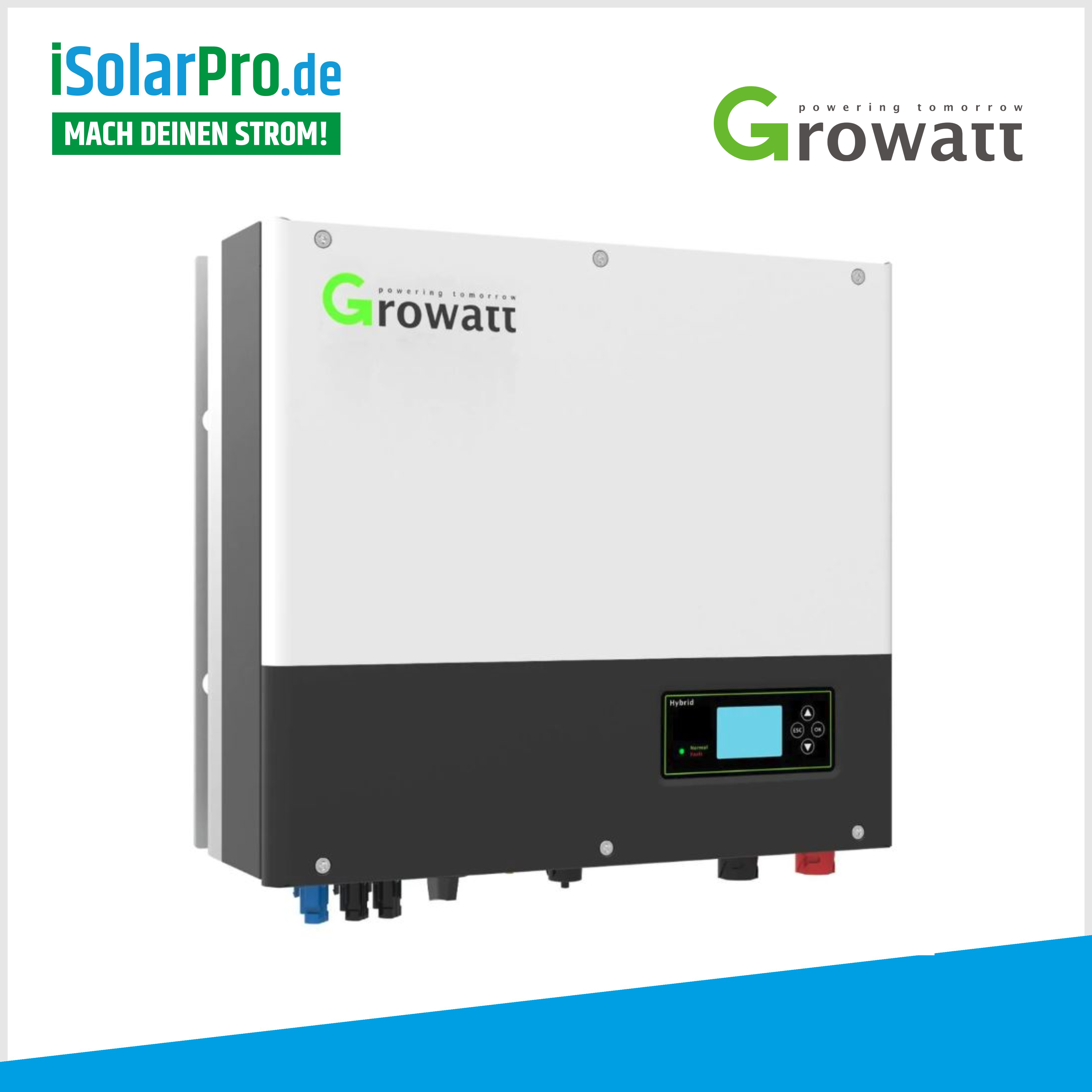 Growatt MIN 2500TL-XH 2,5kW Hybrid Wechselrichter - Basic Solar