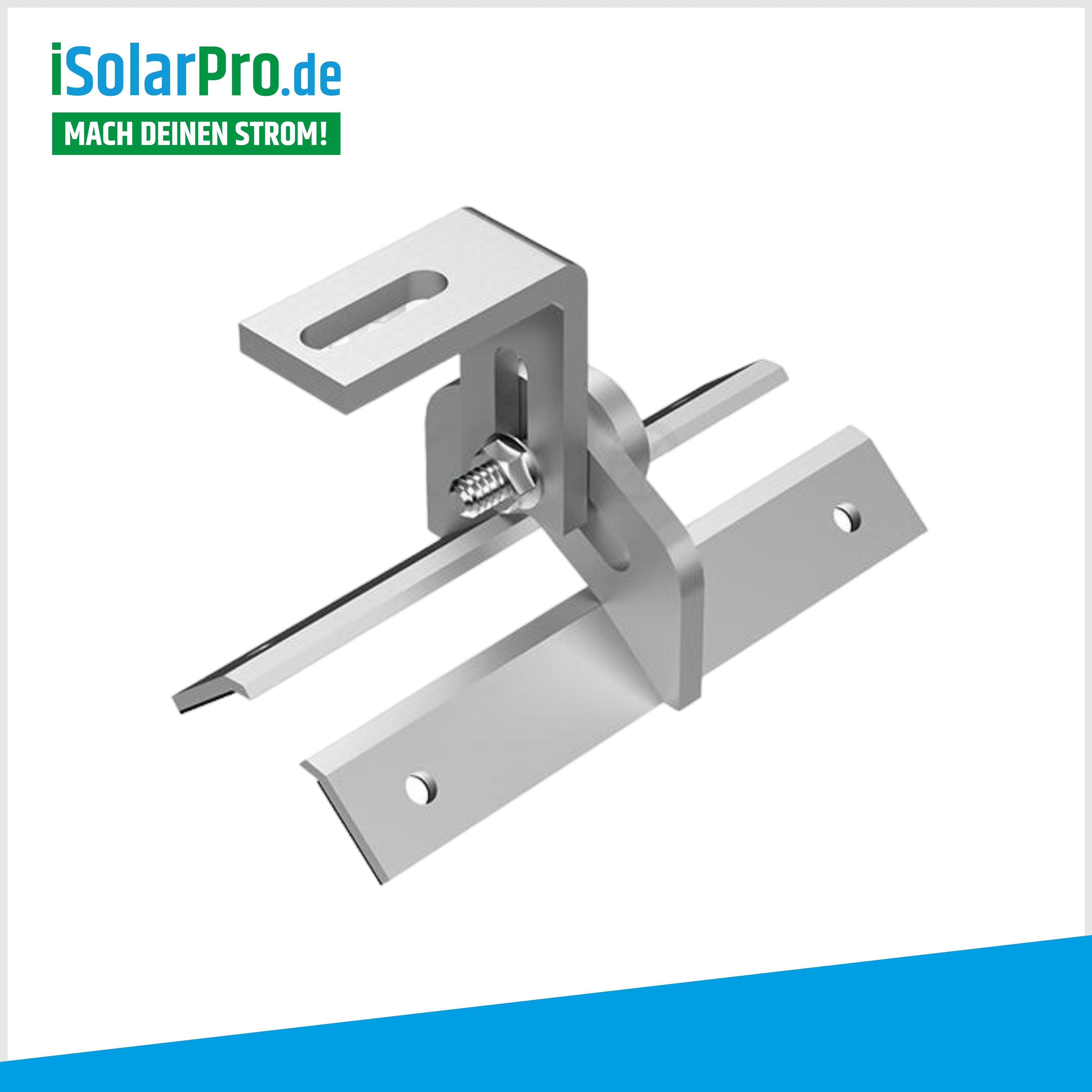 Fastening holder with adjustment option for trapezoidal sheet metal (K-13) 