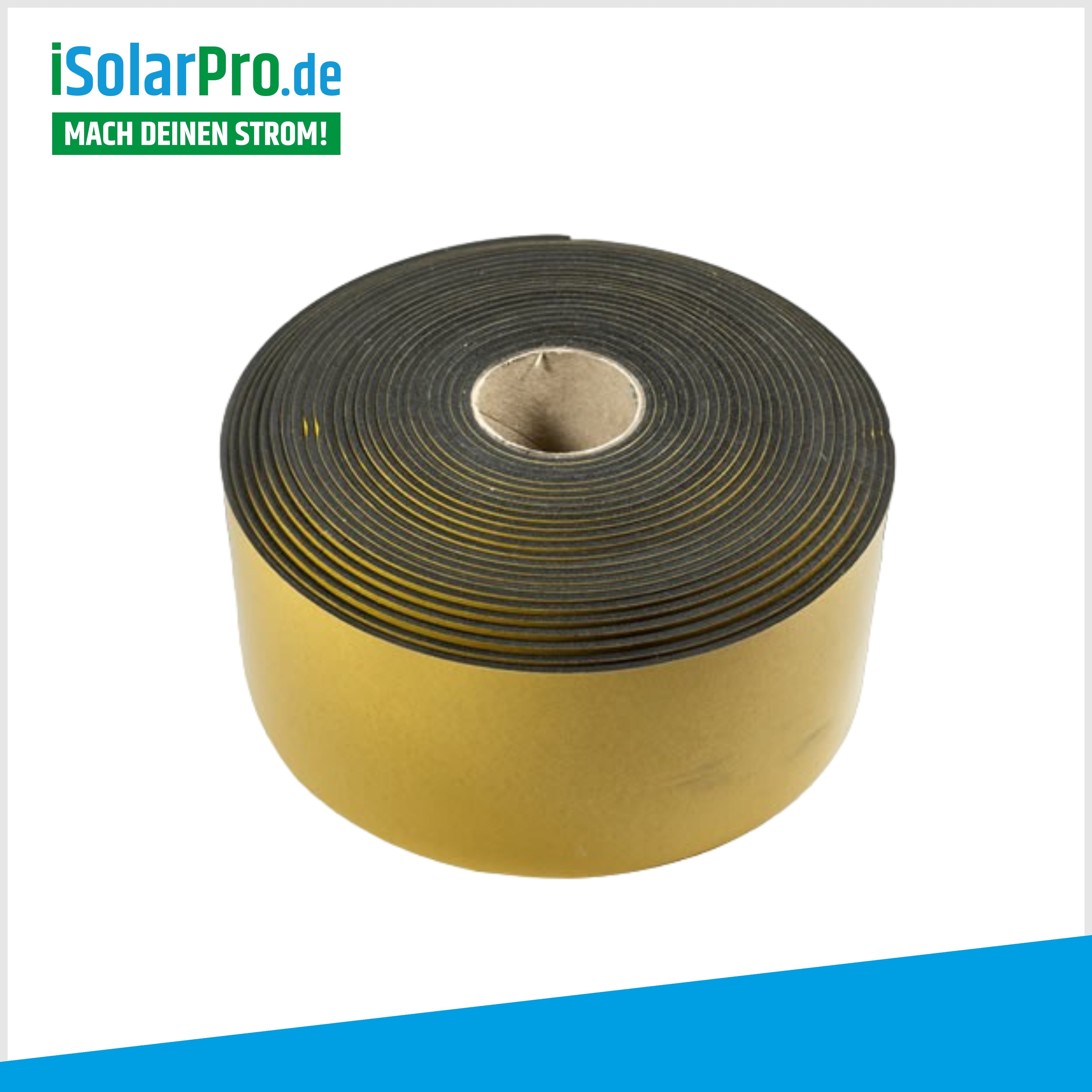EPDM sealing tape 90 x 3mm for trapezoidal rail and trapezoidal sheet photovoltaic substructure