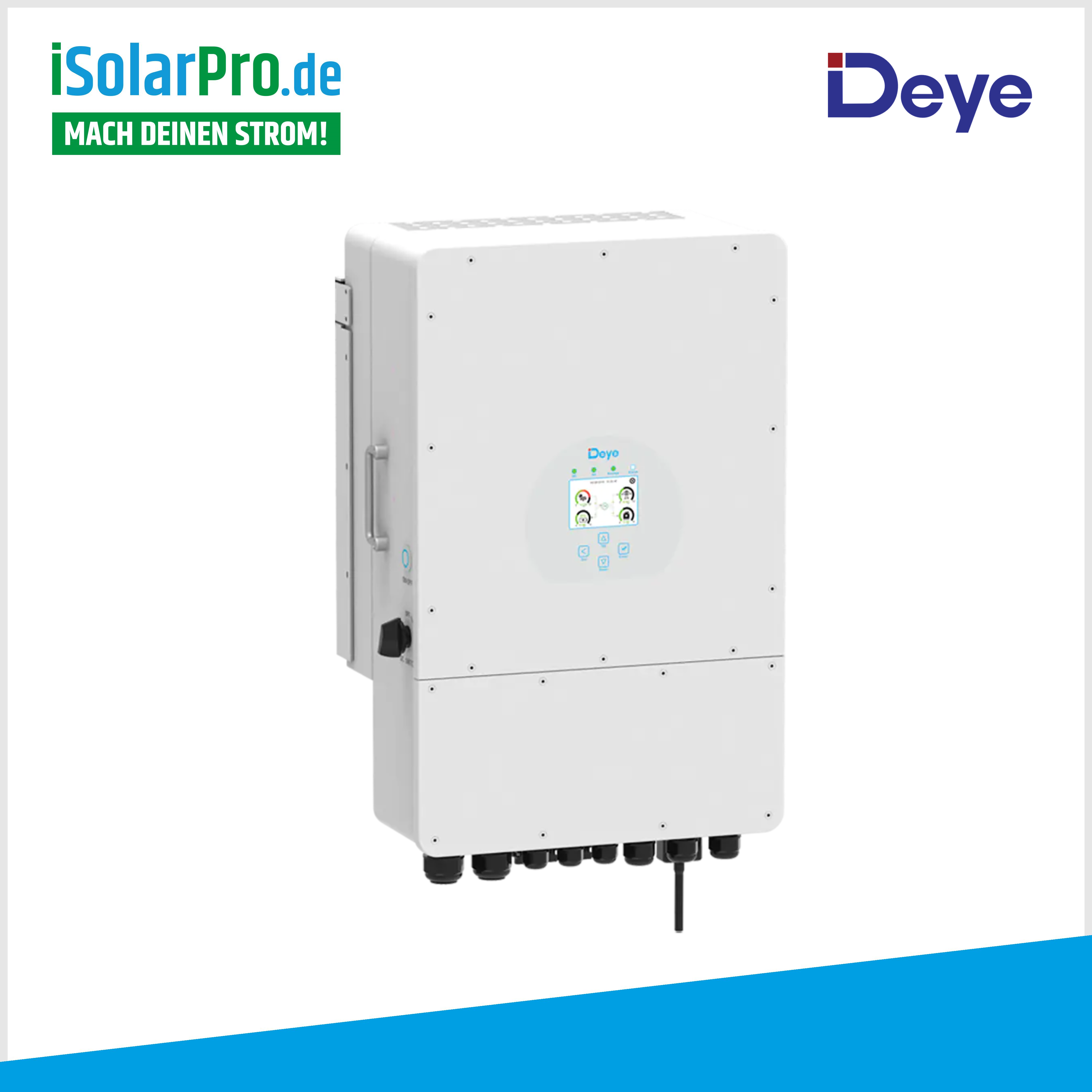 10kW PV-Anlage Set 22x 450W Trina Vertex S+ 10kW Deye Wechselrichter +10 kWh Solarstrombatterie AI-W5.1-B