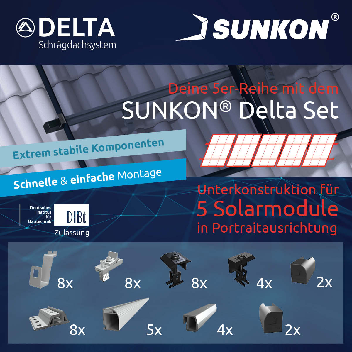 iSolar Pro SUNKON Komponenten für Solar Zubehör