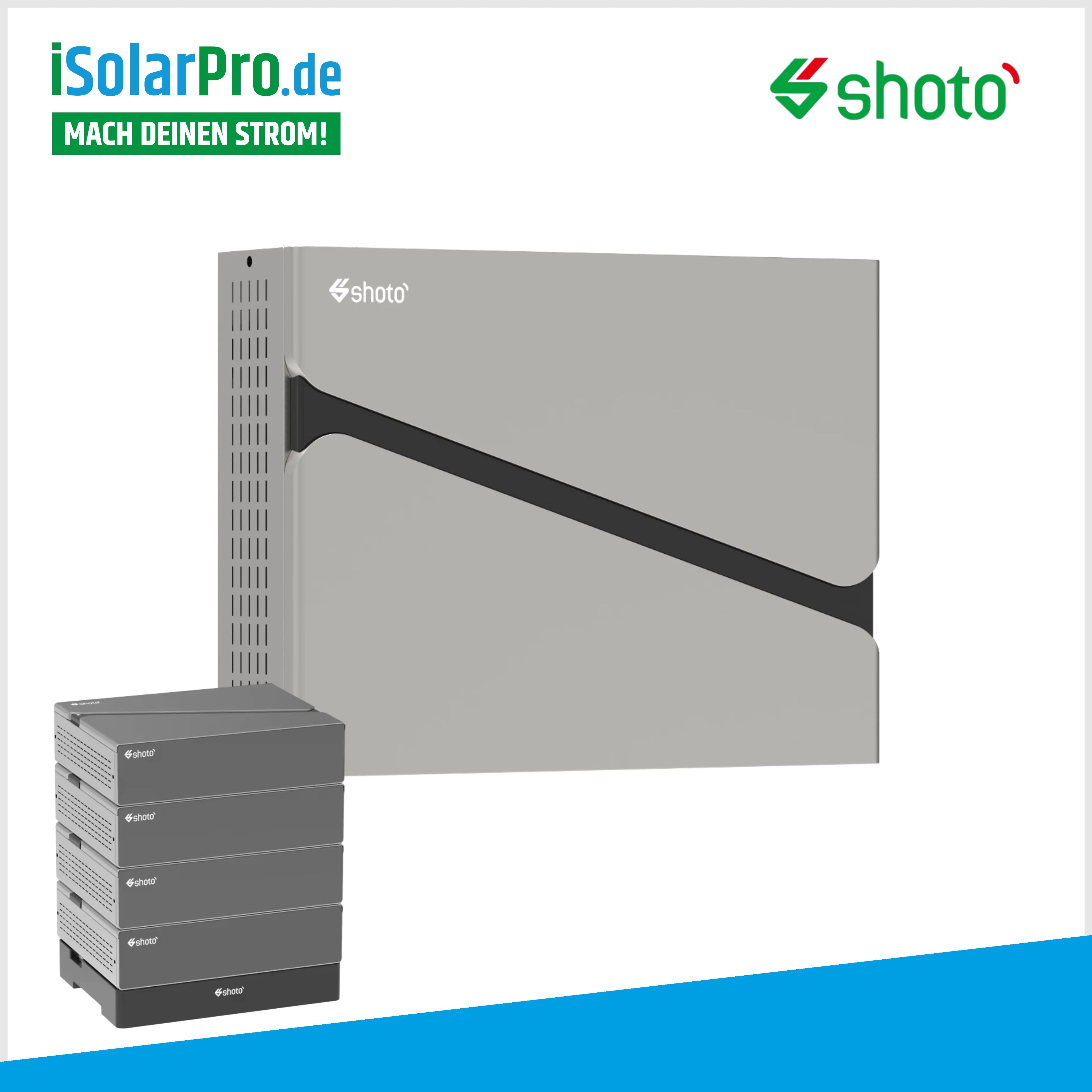 5.12kWh SHOTO Batterie Photovoltaik Speicher HP10-Box 5 Pro 48V Lifepo4 Akku
