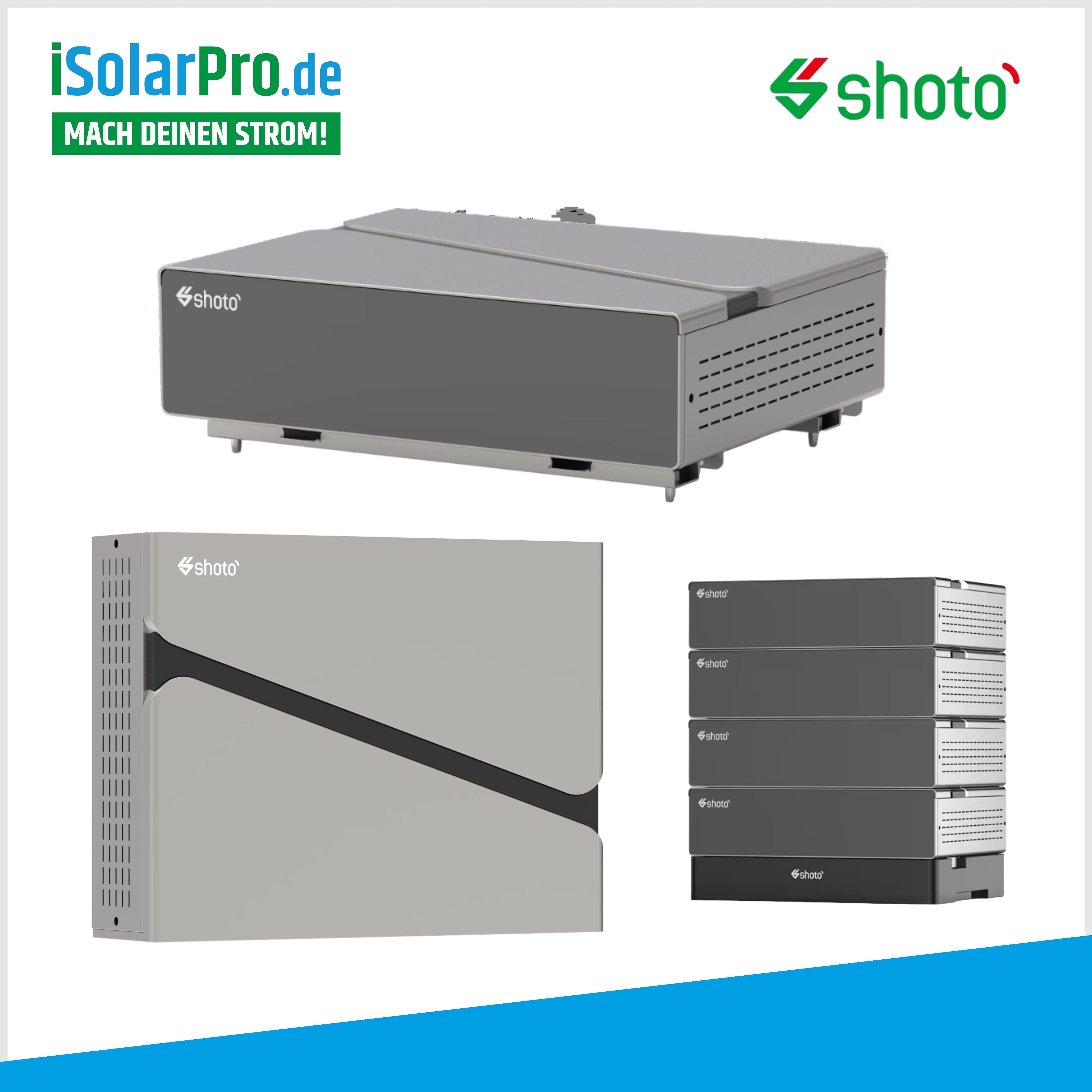5.12kWh SHOTO Batterie Photovoltaik Speicher HP10-Box 5 Pro 48V Lifepo4 Akku