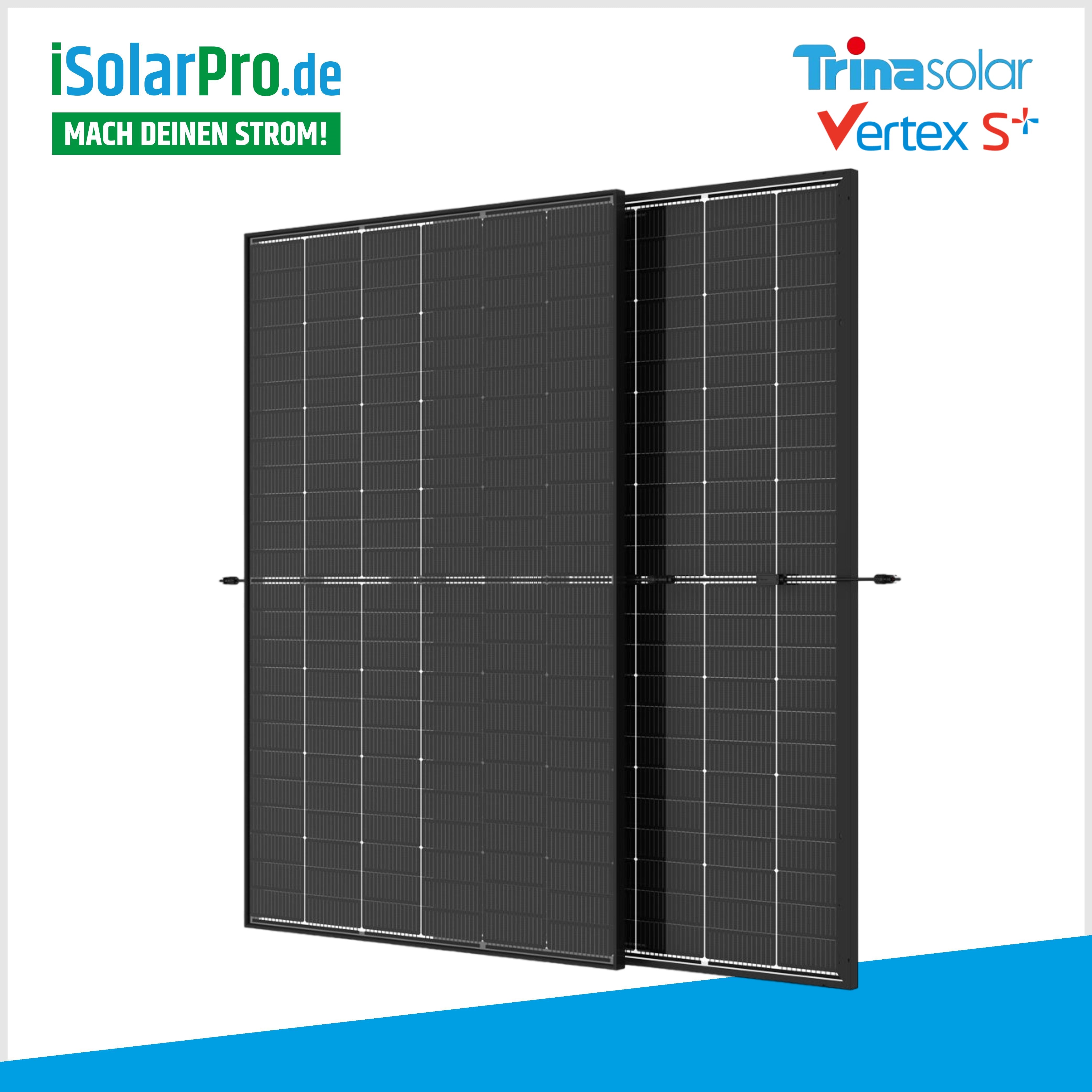 1760/1600W Balkonkraftwerk-Set mit 1.9kWh ZENDURE Batterie / 4x Trina 440W FULL BLACK + 1600W Hoymiles Wechselrichter + WiFi-Stick