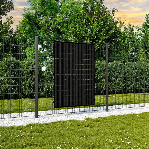 ZaunPV Wattstone Montagepaket für 1 x PV-Modul  Stahl Schwarz