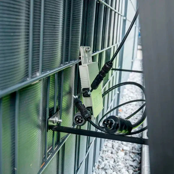 ZaunPV Wattstone Montagepaket Angewinkelt für 1 x PV-Modul - Stahl Schwarz pulverbeschichtet