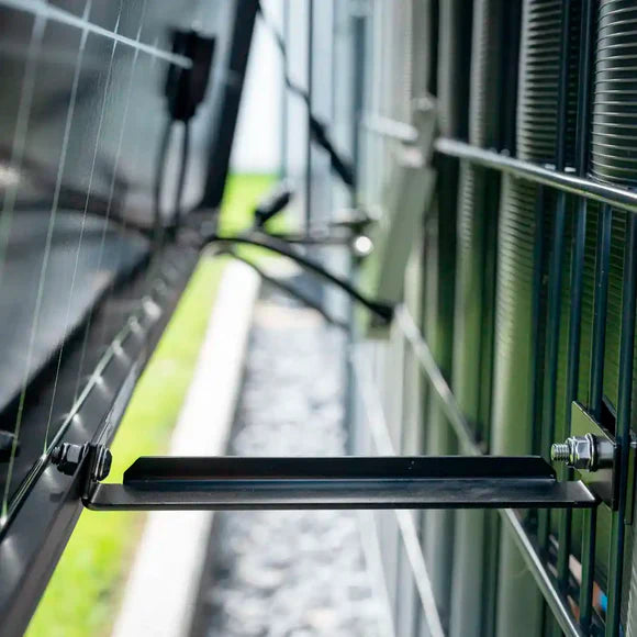 ZaunPV Wattstone Montagepaket Angewinkelt für 1 x PV-Modul - Stahl Schwarz pulverbeschichtet