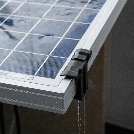 ISOLARPRO Solarpanel-Entwässerungsklammer Wasserablauf Clips PV Solarmodul Befestigung für Module 30mm