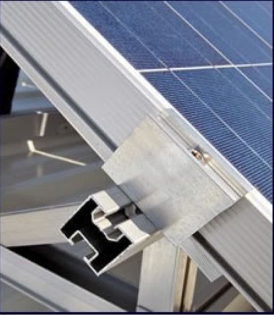 40mm Endklemme ALU für Solarmodule, Photovoltaik PV Montage