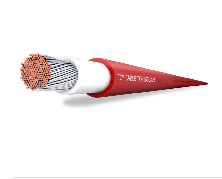 Photovoltaic cable red 6mm2 - solar cable 