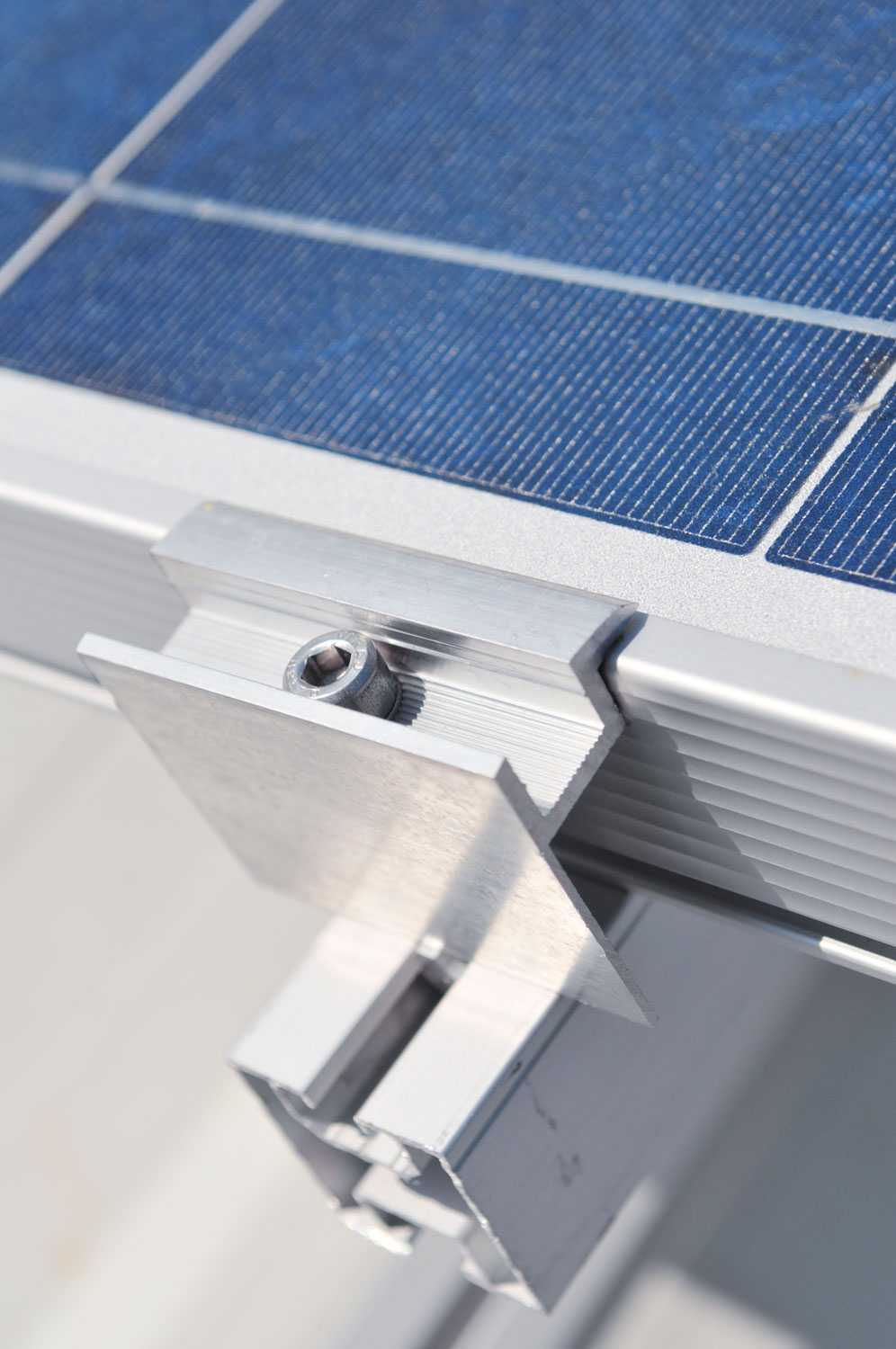 30mm Endklemme ALU für Solarmodule, Photovoltaik PV Montage